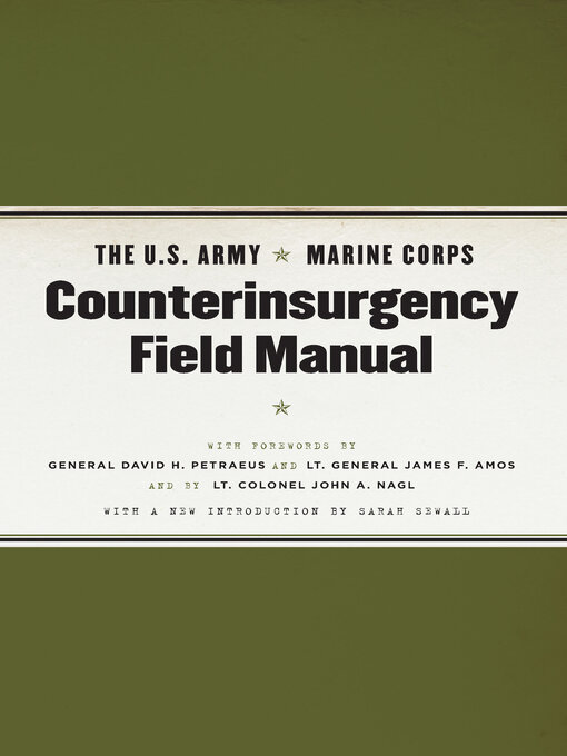 Title details for The U.S. Army/Marine Corps Counterinsurgency Field Manual by John A. United States Army - Available